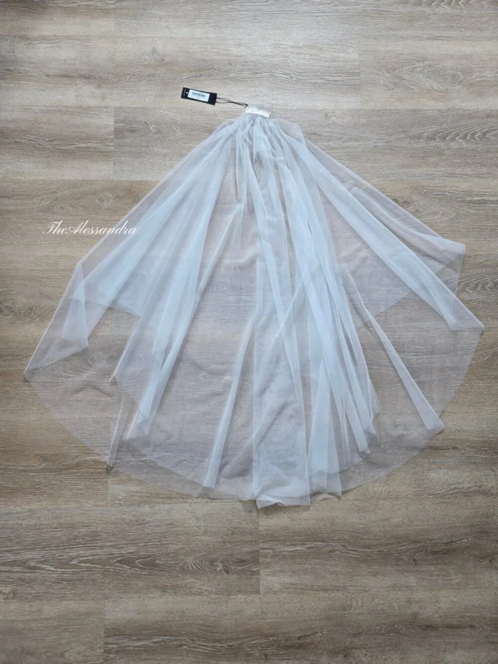 Lulus Forever Promise White Tulle Bridal Wedding Blusher Veil New With Tags